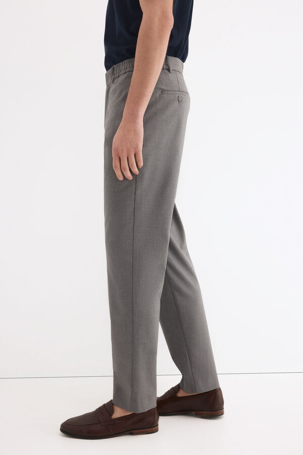 Pedro del Hierro Pantal&oacute;n goma lateral Gris
