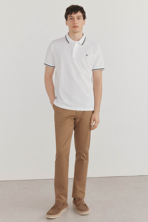 Pedro del Hierro Polo tips Blanco