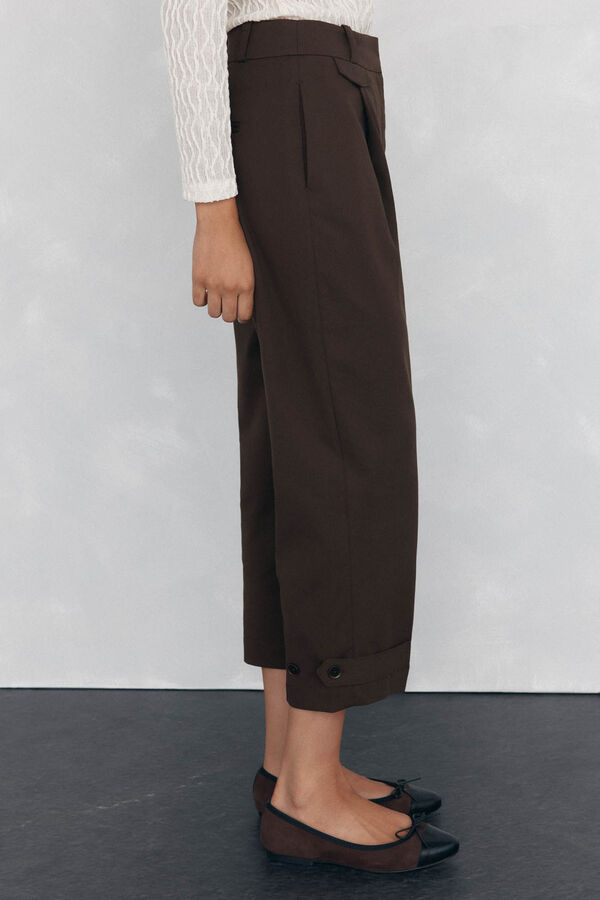 Pedro del Hierro Pantal&oacute;n bajo ajustable Marr&oacute;n