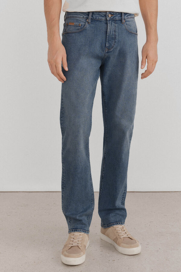 Pedro del Hierro Jeans premium flex leve slim fit Azul