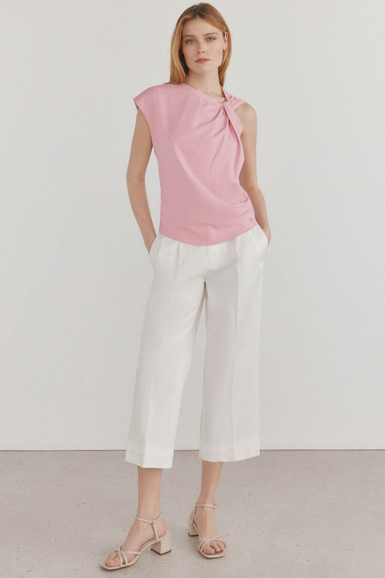 Pedro del Hierro Camiseta lisa nudo