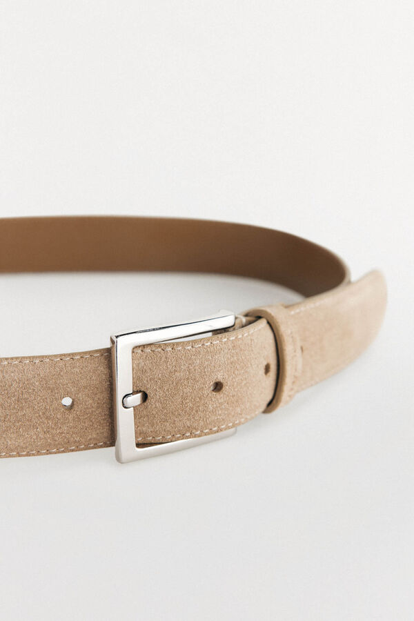 Pedro del Hierro Cintur&oacute;n piel sport Gris