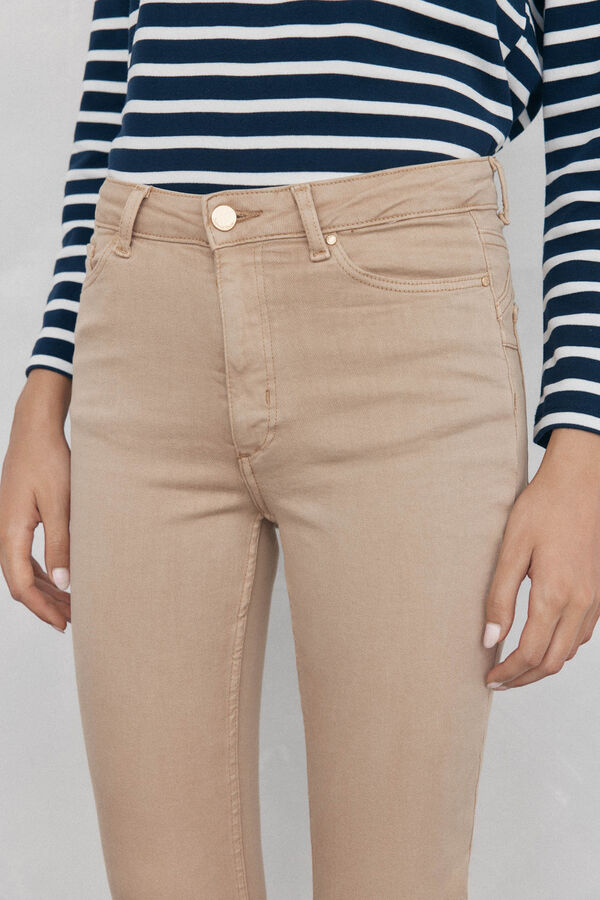 Pedro del Hierro empurrar jeans Beige