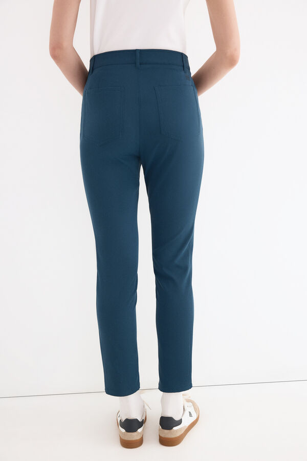 Pedro del Hierro Cal&ccedil;a t&eacute;cnica cinco bolsos Azul