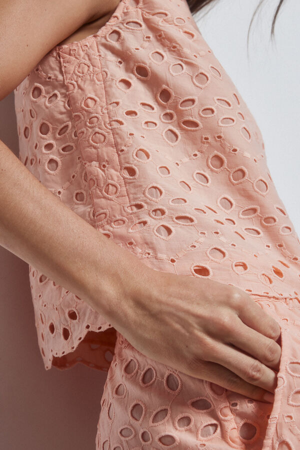 Pedro del Hierro Top crop sin mangas Rosa