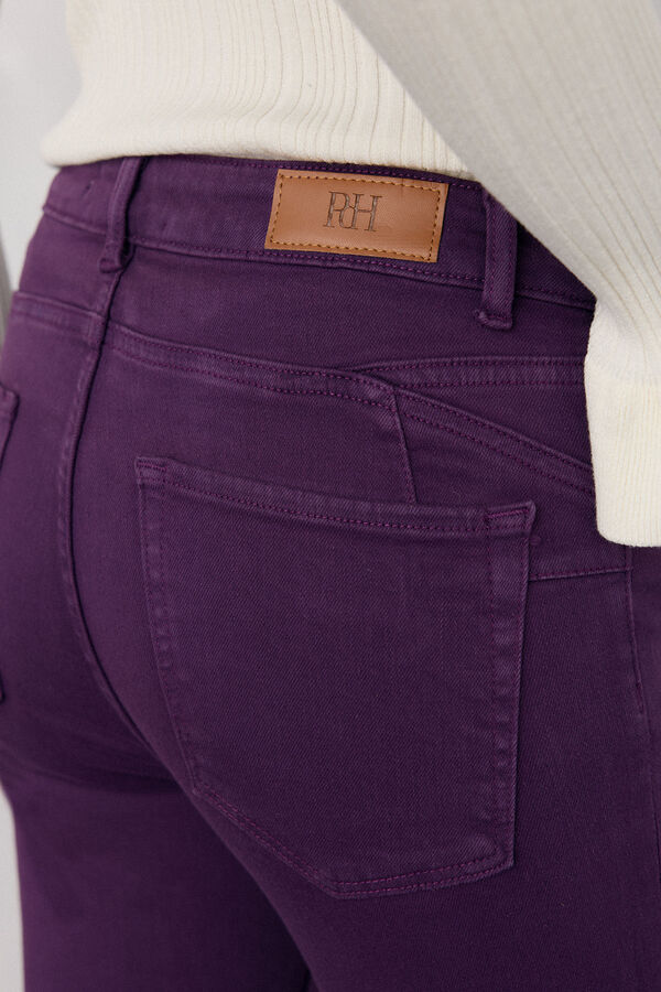 Pedro del Hierro empurrar jeans P&uacute;rpura