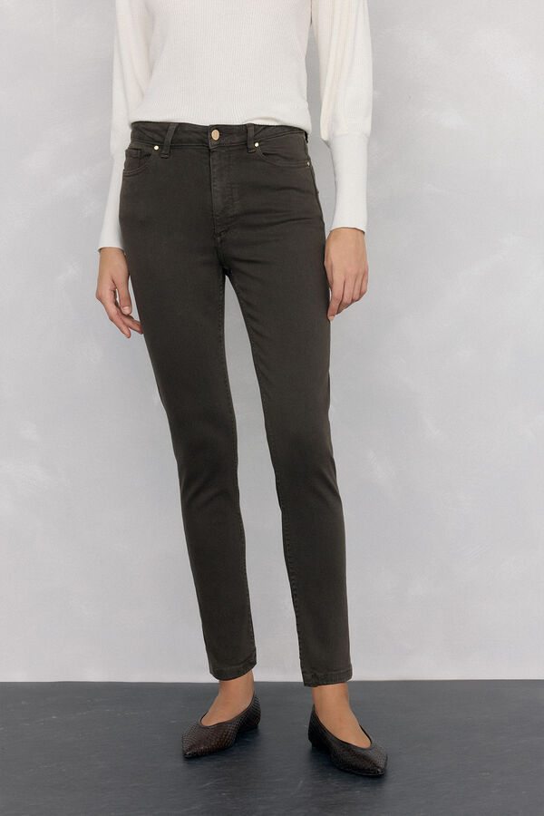 Pedro del Hierro empurrar jeans Verde