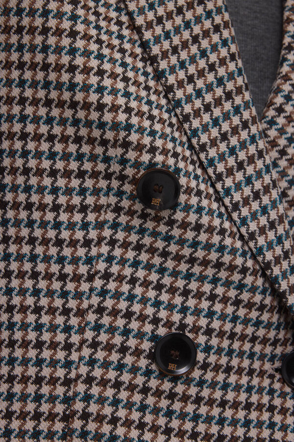 Pedro del Hierro Blazer curto trespassado Azul
