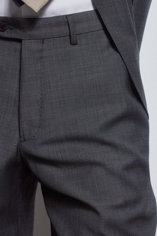 Pedro del Hierro Pantal&oacute;n gris bi-stretch slim Gris