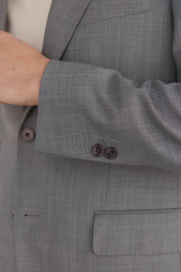 Pedro del Hierro Americana tailored fit Gris
