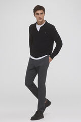 Pedro del Hierro Pantal&oacute;n chino pinzas regular fit Gris