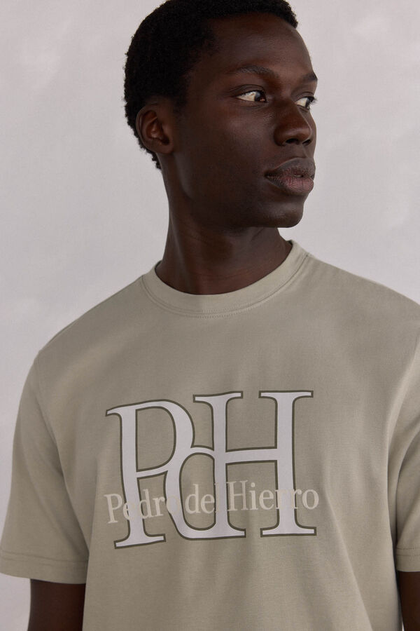 Pedro del Hierro Camiseta logo Verde
