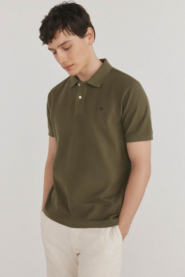 Pedro del Hierro Polo b&aacute;sico piqu&eacute; Verde