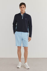 Pedro del Hierro Bermudas de golfe lisas Azul