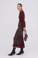 Pedro del Hierro Falda l&aacute;piz polipiel Morado