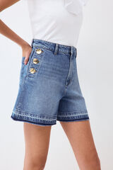 Pedro del Hierro Bermuda vaquera Azul