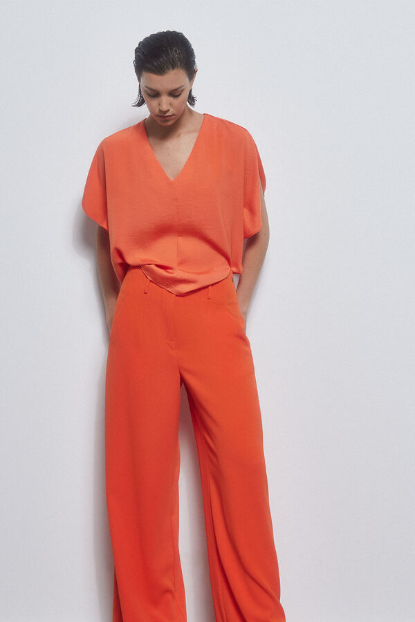 Pedro del Hierro Blusa fluida Naranja