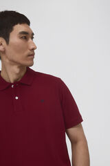 Pedro del Hierro Polo b&aacute;sico piqu&eacute; Bordeaux