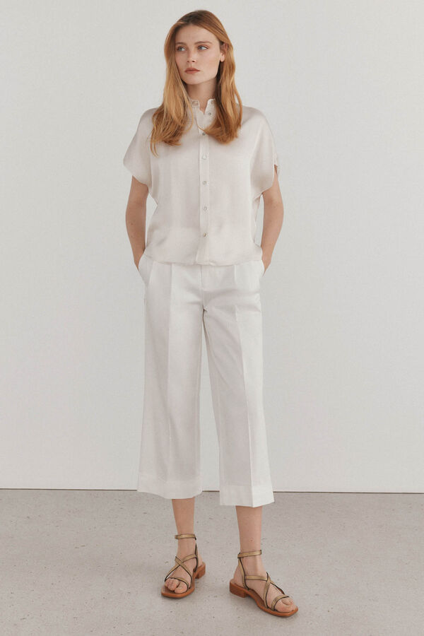 Blusas Pedro Del Hierro Mujer Ver Camisa Fluida Satinada Ofertas