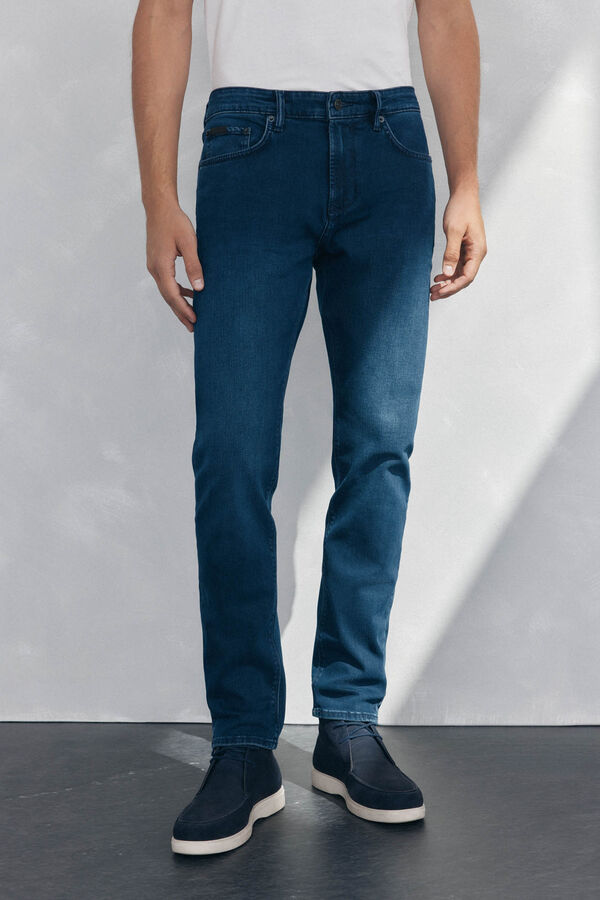 Pedro del Hierro Pantal&oacute;n vaquero slim fit Azul
