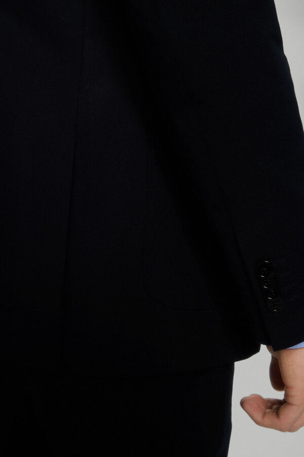 Pedro del Hierro Americana algod&oacute;n y lana Azul