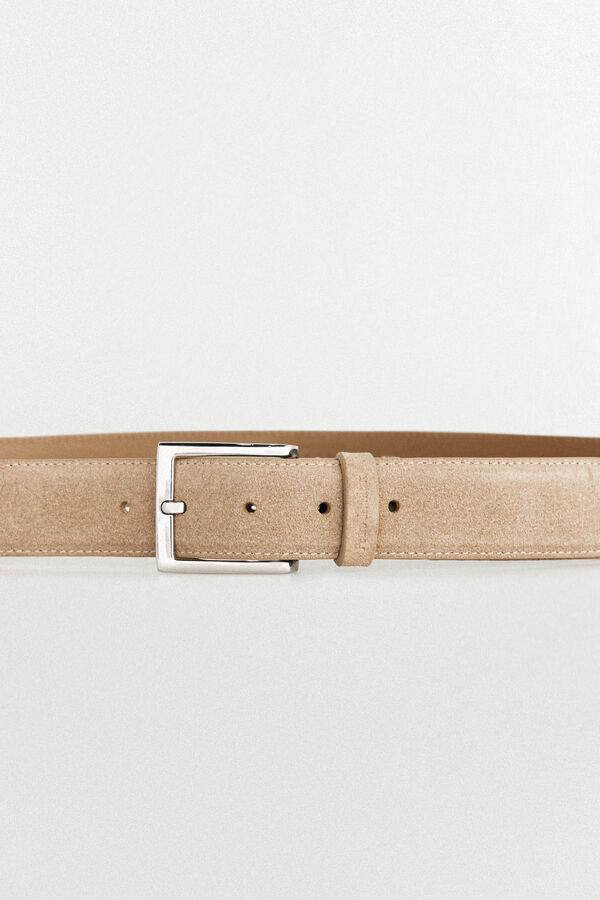 Pedro del Hierro Cintur&oacute;n piel sport Gris