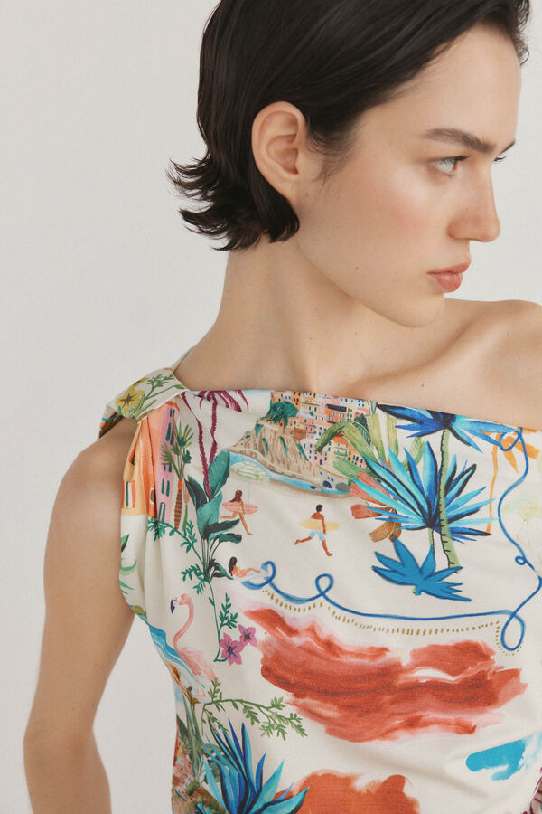 Pedro del Hierro Camiseta estampada nudos Varios