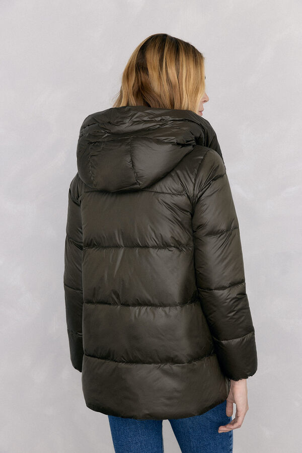 Pedro del Hierro Parka corta capucha Verde