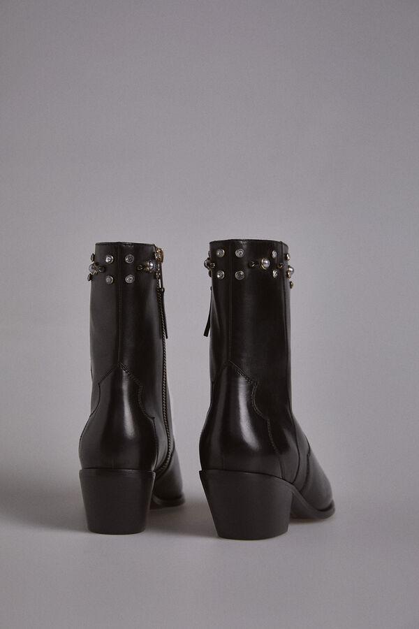 Pedro del Hierro Bota biker negra Negro