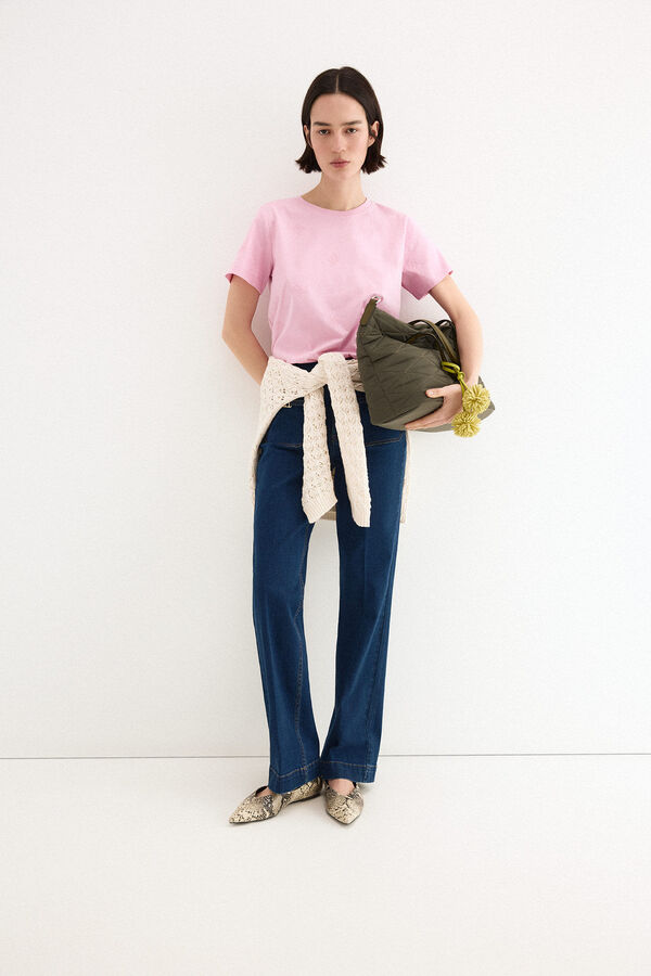 Pedro del Hierro Camiseta multilogo pdh Rosa