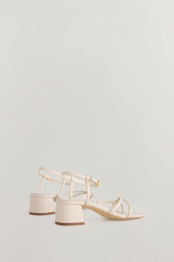 Pedro del Hierro Sandalia tac&oacute;n medio Blanco