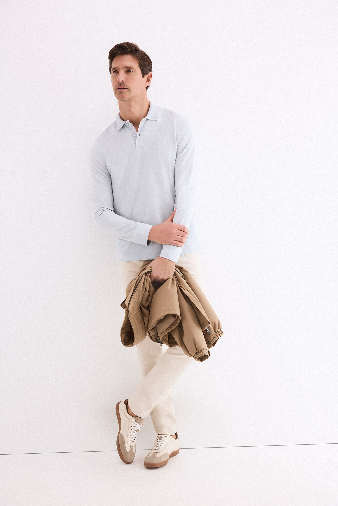 Pedro del Hierro Polo manga comprida
