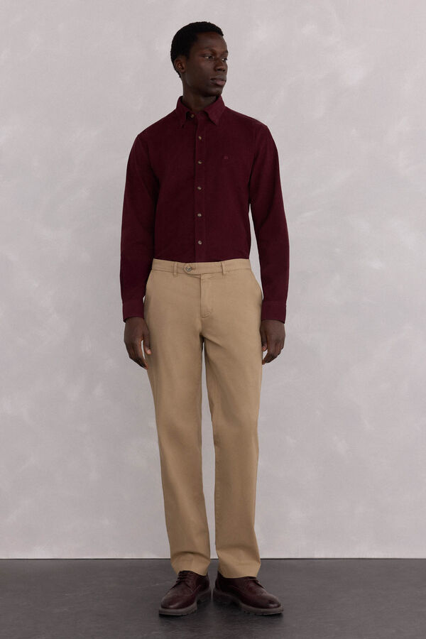 Pedro del Hierro Cal&ccedil;as cal&ccedil;as chino premium de regular fit Beige
