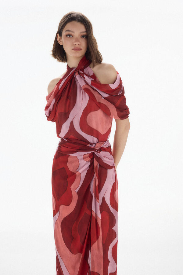 TFP by Tamara Falcó Top halter estampado Varios