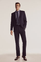 Pedro del Hierro Pantal&oacute;n liso bi stretch Azul