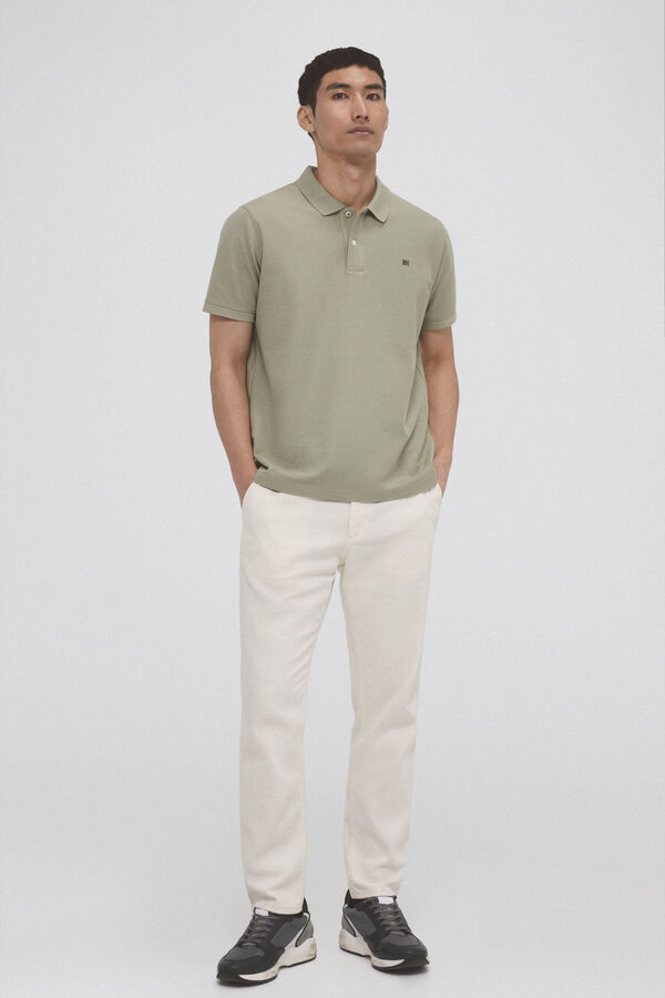 Pedro del Hierro Polo b&aacute;sico piqu&eacute; Verde
