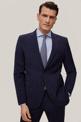 Pedro del Hierro Blazer fato liso bi<br>-stretch Azul