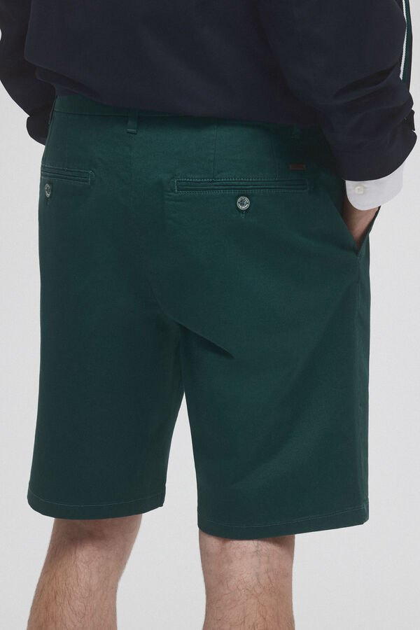 Pedro del Hierro Cal&ccedil;as bermuda chino premium flex  Verde