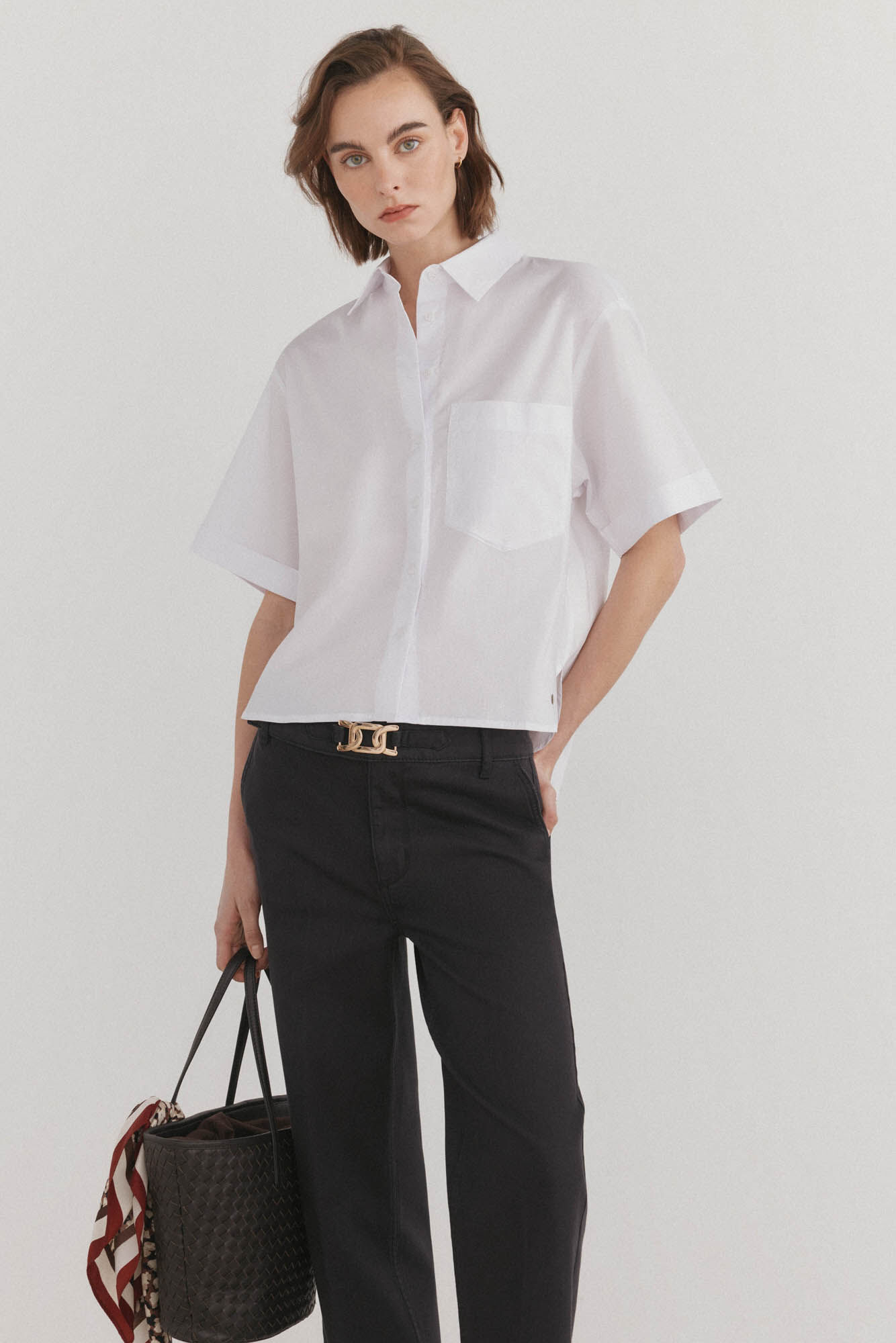 Pedro del Hierro Camisa gola lapela