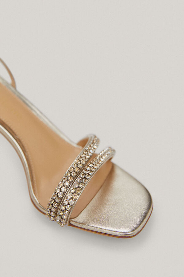 Pedro del Hierro Sandalia piel tac&oacute;n Amarillo