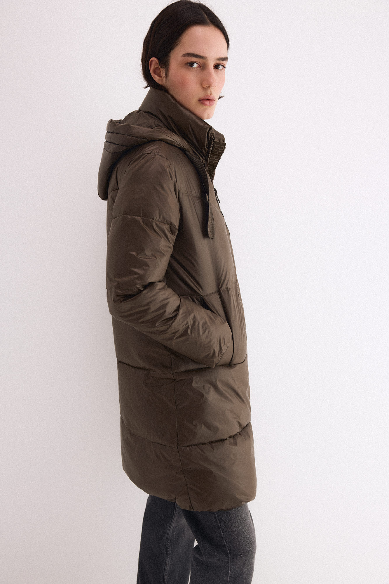 Pedro del Hierro Parka acolchoada com capuz