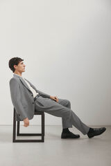 Pedro del Hierro Americana tailored fit Gris