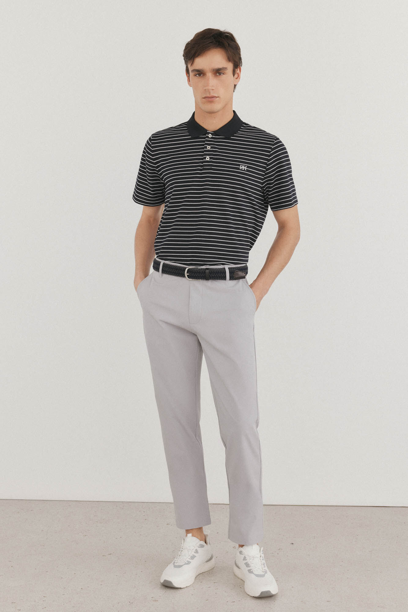 Pedro del Hierro Polo rayas golf