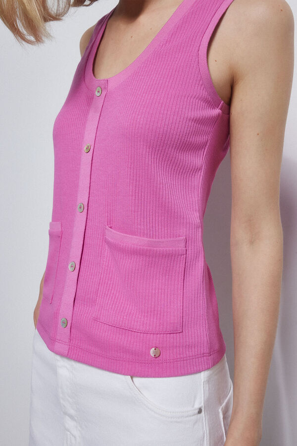 Pedro del Hierro Chaleco canale Rojo