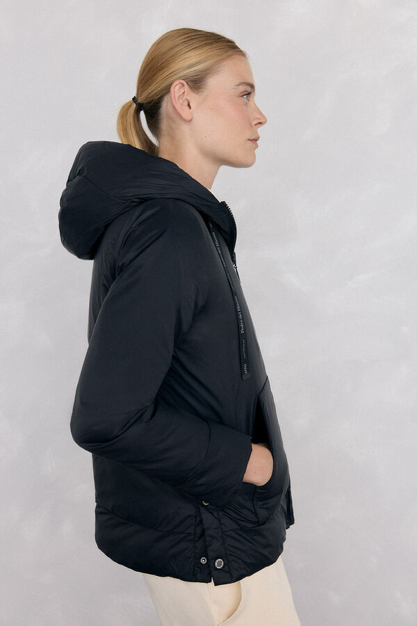 Pedro del Hierro Parka revers&iacute;vel capuz Preto