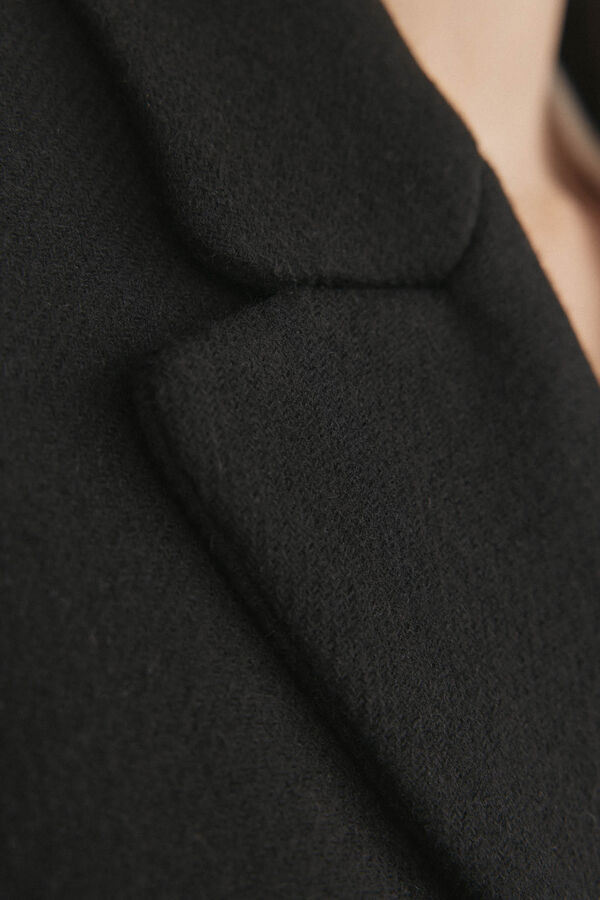 Pedro del Hierro Abrigo largo sastre Negro