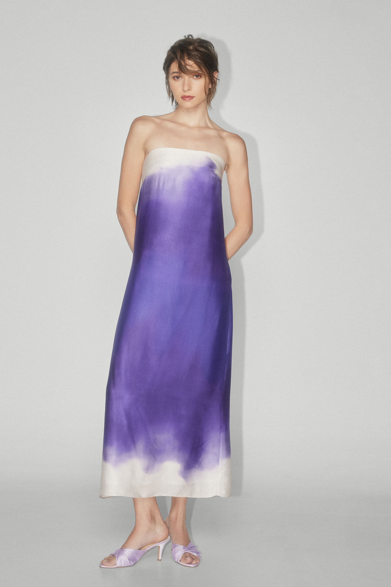 TFP by Tamara Falc&oacute; Vestido bandeau tie dye