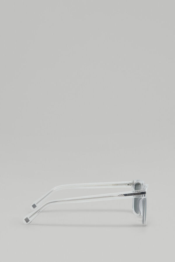 Pedro del Hierro Gafas pasta rectangular Blanco