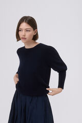 TFP by Tamara Falc&oacute; Jersey frunces 100% lana Azul