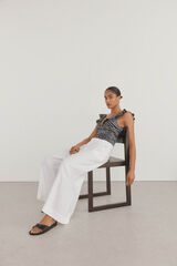 Pedro del Hierro Fato de banho folhos Preto